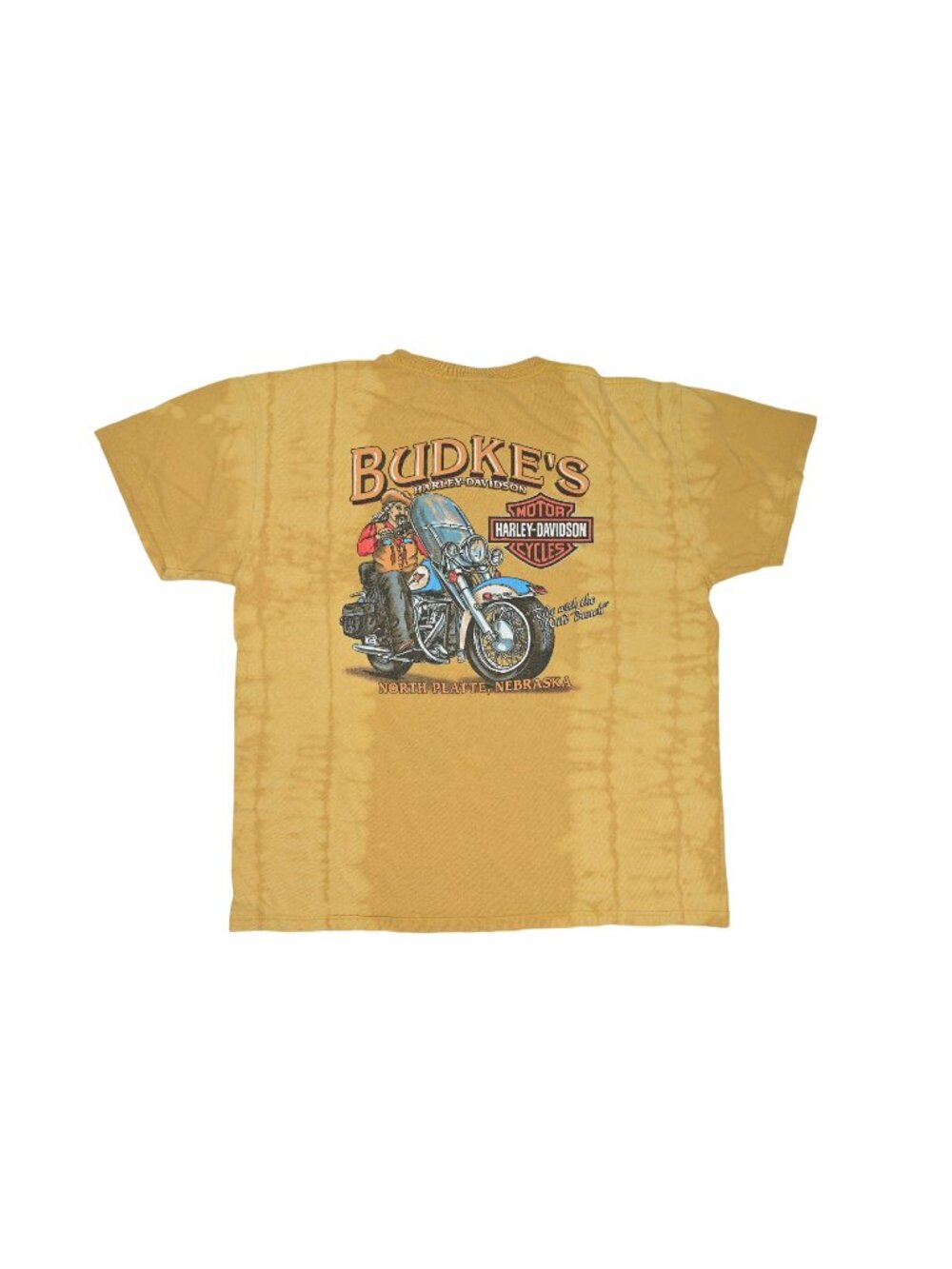 Harley-Davidson Budke's North Platte, Nebraska T-Shirt in Yellow